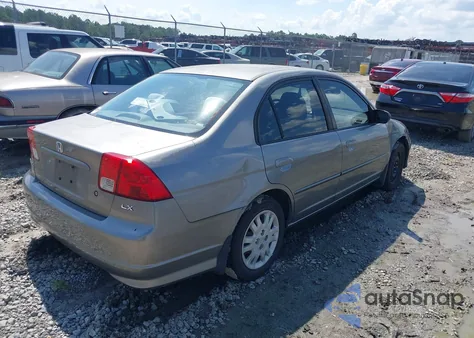 2004 Honda Civic Lx из США, поврежденный, VIN 2HGES16564H609332